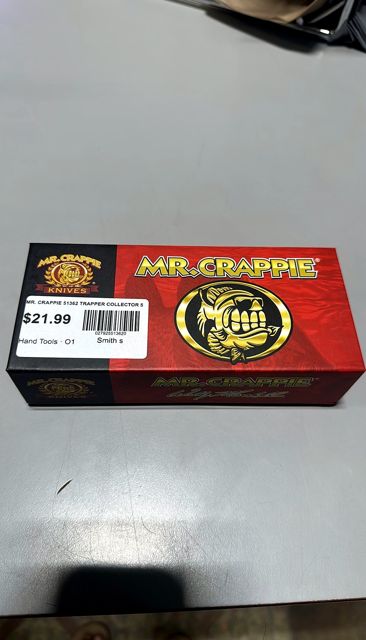 SMITH S MR. CRAPPIE 51362 TRAPPER COLLECTOR SERIES POCKET KNIFE RED