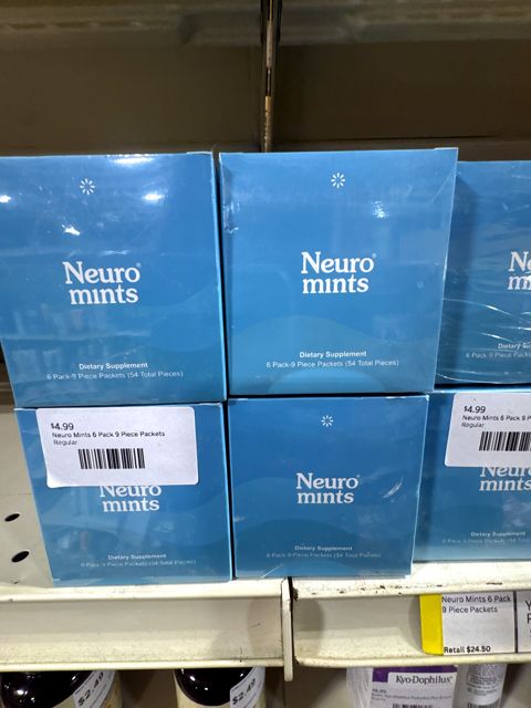 Neuro Mints 6 Pack 9 Piece Packets