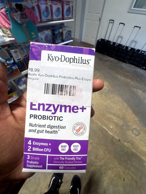 Kyolic Kyo-Dophilus Probiotics Plus Enzymes 1 Billion CFU 60 Caps