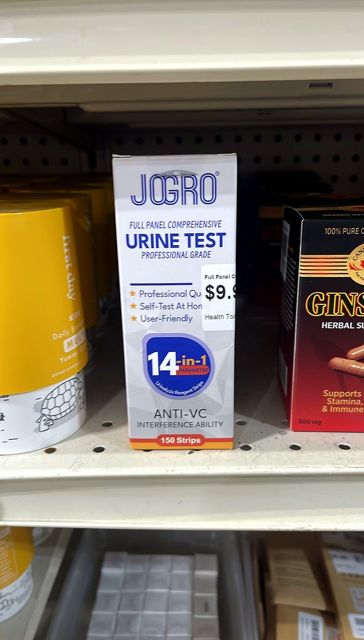 JOGRO Full Panel Comprehensive Urine Test 150 Strips 14-in-1 Parameter