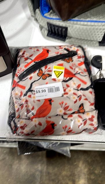 Red Cardinal Crossbody Bag