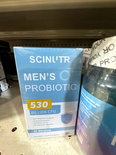 Scinutr Men's Probiotic 530 Billion CFU