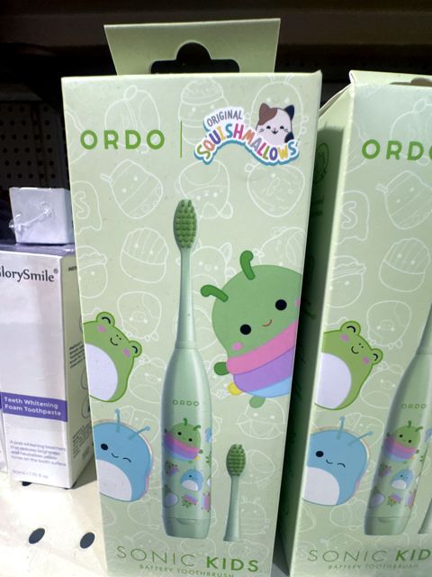 ORDO Sonic Kids' Battery Toothbrush - Squishmallows Rutabaga