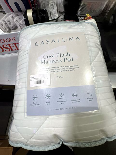 Full Cool Plush Cooling Mattress Pad