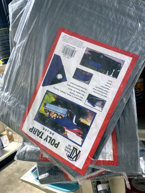 KIT Poly Tarp 6ft x 8ft