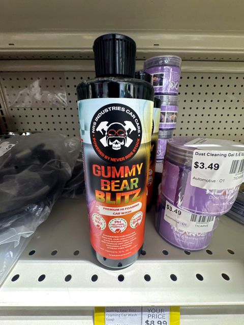 NRS Industries 16oz Gummy Bear Blitz Foaming Car Wash Soap