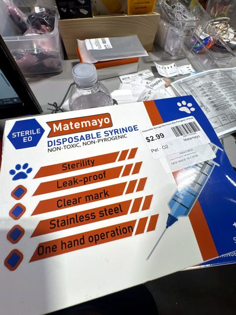 Matemayo 10 Pack Disposable Syringe