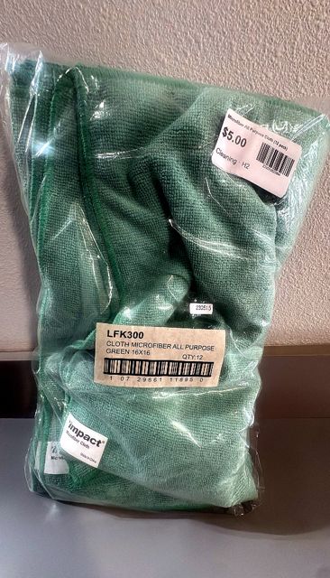 Microfiber All Purpose Cloth (12 pack)