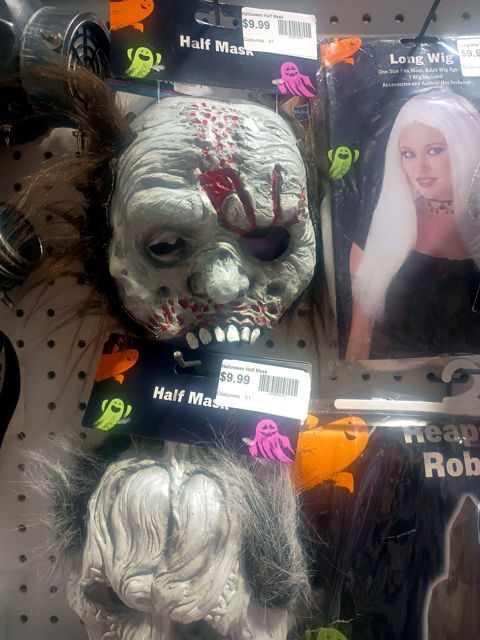Halloween Half Mask
