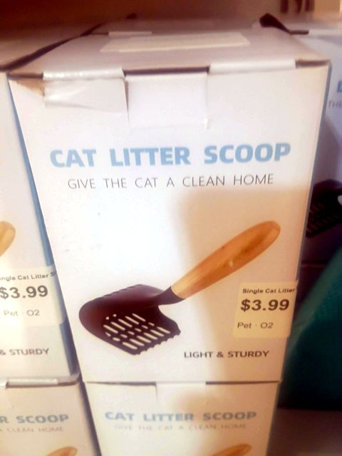 2 Pack Cat Litter Scoop Light & Sturdy