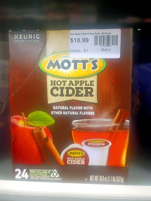 Mott s  Hot Apple Cider K-Cup Pods  24 Count
