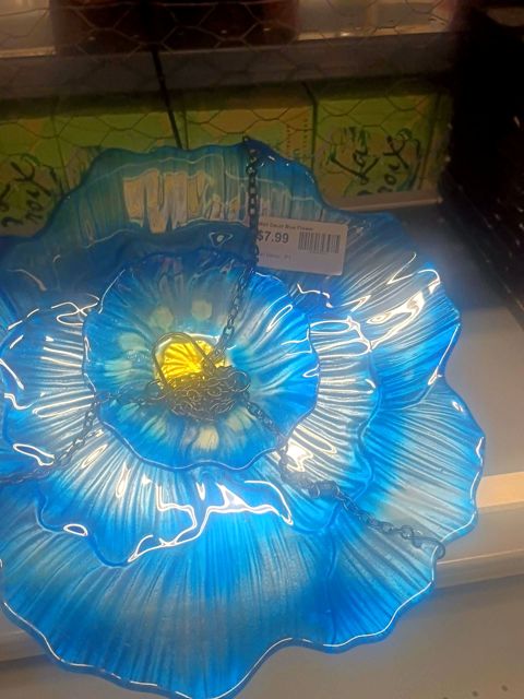 Wall Decor Blue Flower