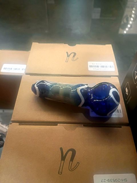 Small Tobacco Pipe/ Blue