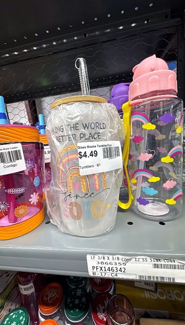 Glass Moshe Tumbler/Cup