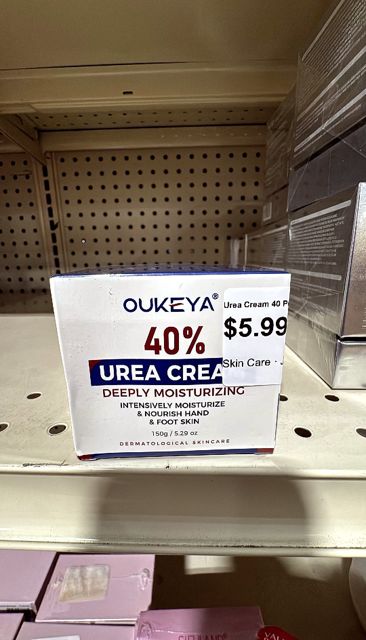 OUKEYA Urea Cream 40 Percent for Feet and Cracked Heels, 5.29 oz