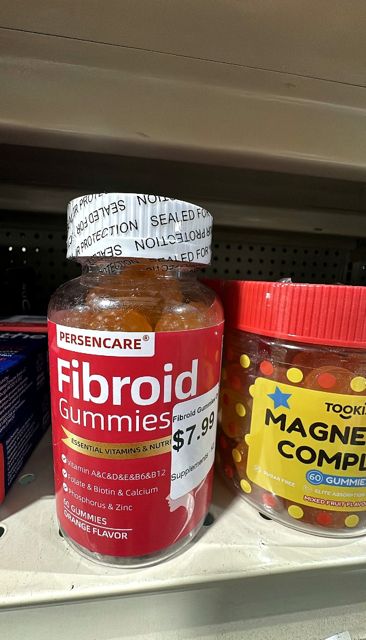 Fibroid Gummies Orange Flavor 60 Count