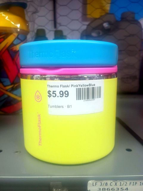 Thermo Flask/ PinkYellowBlue
