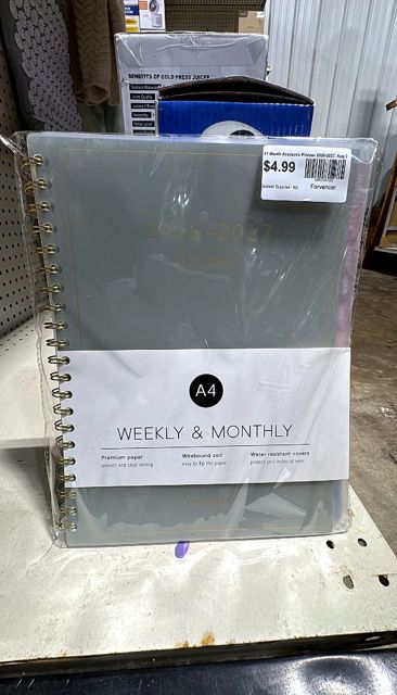 Forvencer 17 Month Academic Planner 2026-2027, Aug 2026-Dec 2027, 8.5"x11"