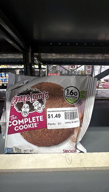 SNICKERDOODLE BAKED NUTRITION COOKIE, SNICKERDOODLE