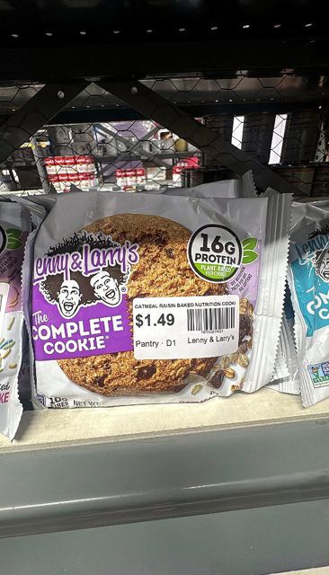 OATMEAL RAISIN BAKED NUTRITION COOKIE, OATMEAL RAISIN