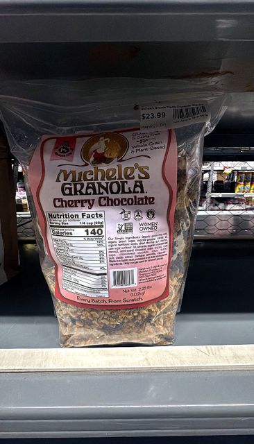 Michele's Granola Cherry Chocolate Granola, 36 oz Family Size Bag