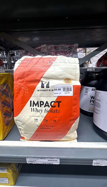 My Protein Impact Whey Isolate 2.2lbs Vanilla (Best By 10/2021)
