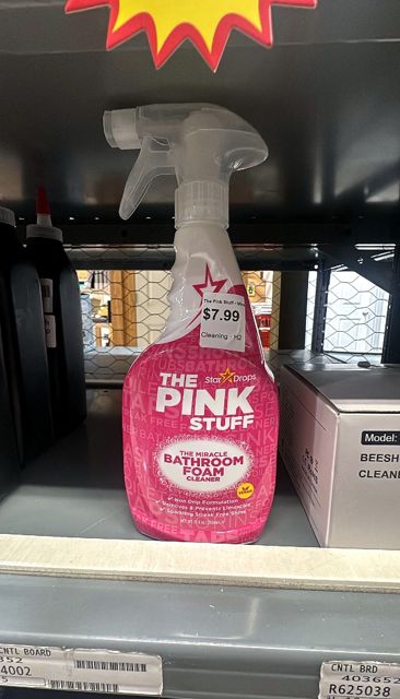 Stardrops - The Pink Stuff - Miracle Bathroom Foam Cleaner 750ml - Baths  Tiles  Soap Scum  Limescale  Streak Free