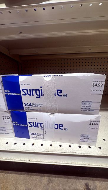 Surgilube Sterile Surgical Lubricant