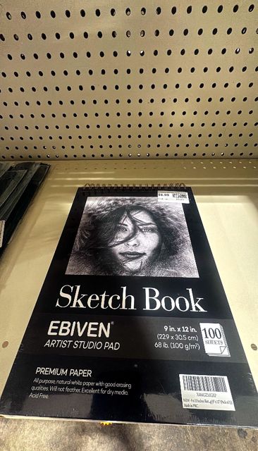 9 x 12 inches Sketch Book, Top Spiral Bound Sketch Pad, 1 Pack 100-Sheets (68lb/100gsm), Acid Free Art Sketchbook Artistic Drawing Painting (9" x 12" (Pack of 1))