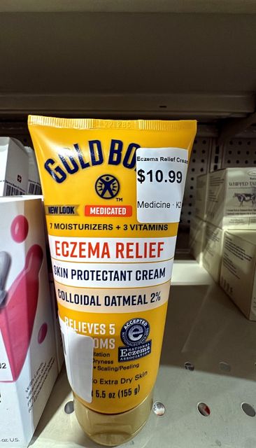Gold Bond Eczema Relief Cream Medicated 5.5 Ounce