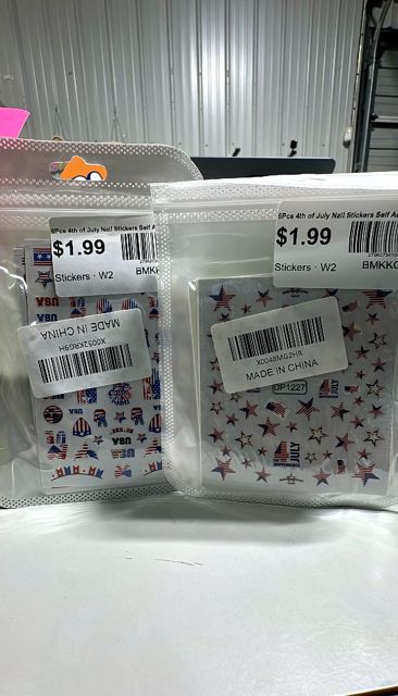 6Pcs 4th of July Nail Stickers Self Adhesive American Flag Eagle Fireworks Independence Day Nail Supplies Patriotic Nail Art Stickers Decals Star Nail Decoration for Memorial Day Manicure