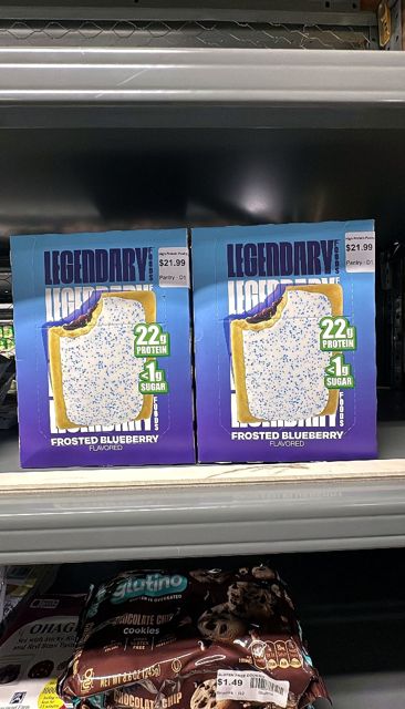 Legendary Foods High Protein Pastry, Blueberry, Low Carb/Low Sugar Snack