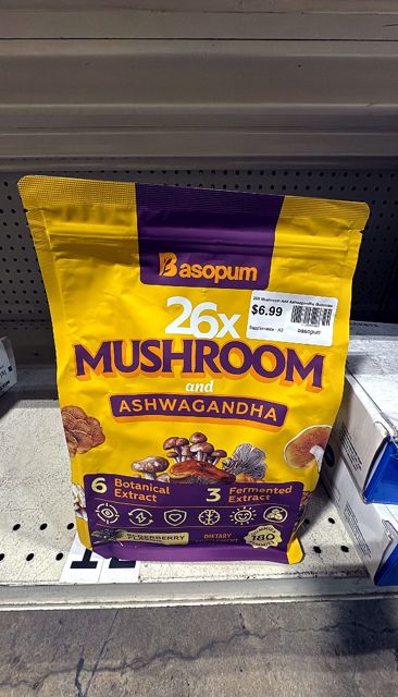 26X Mushroom And Ashwagandha Gummies 180 Ct