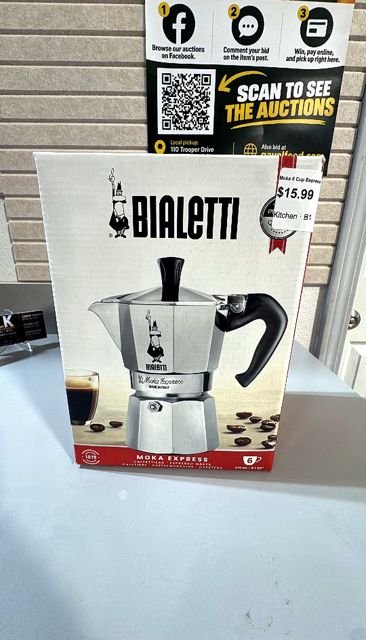 Bialetti Moka 6 Cup Express Espresso Maker