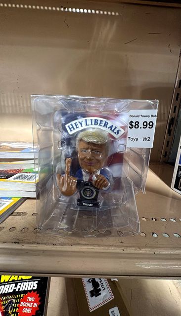 Donald Trump Bobblehead - Middle Finger Instead of Head | Trump 2024 Election #MAGA