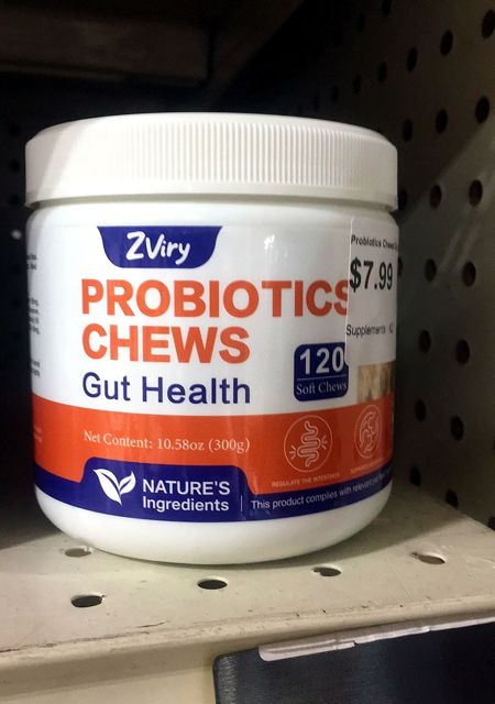 Zivry Probiotics Chews Gut Health 120 Count